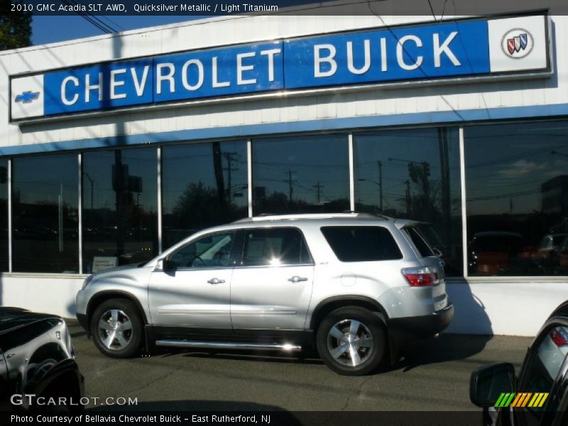 Quicksilver Metallic / Light Titanium 2010 GMC Acadia SLT AWD