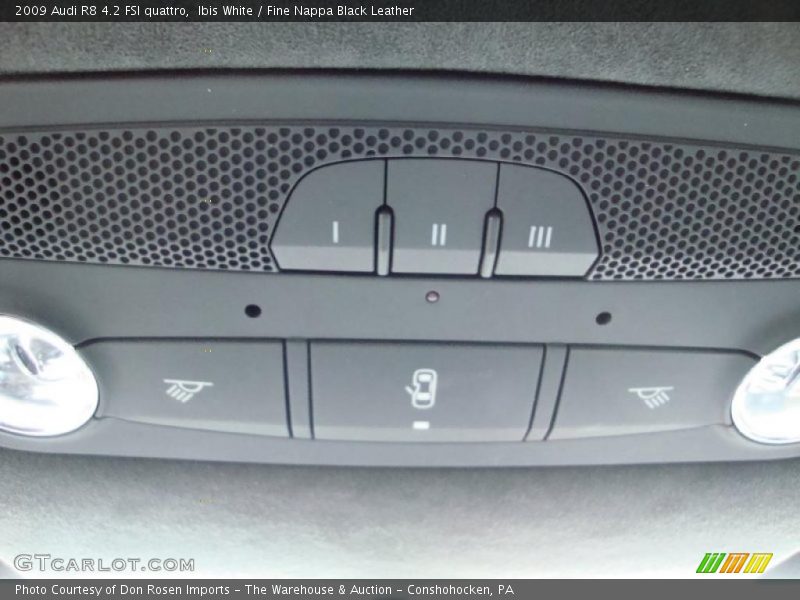 Controls of 2009 R8 4.2 FSI quattro