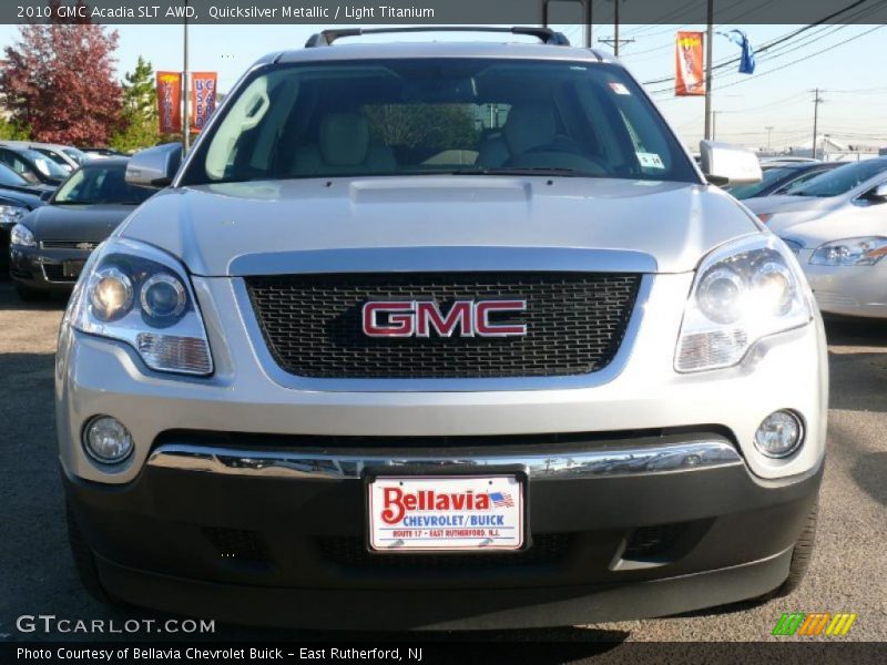 Quicksilver Metallic / Light Titanium 2010 GMC Acadia SLT AWD