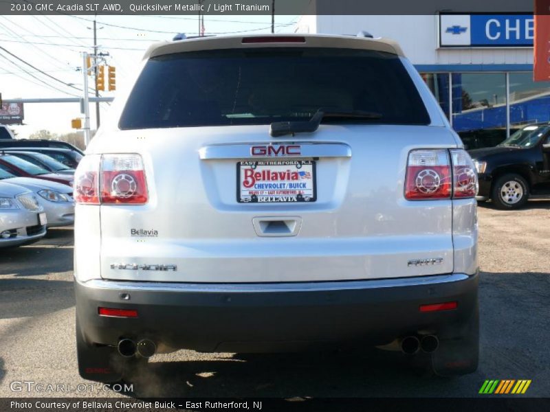Quicksilver Metallic / Light Titanium 2010 GMC Acadia SLT AWD