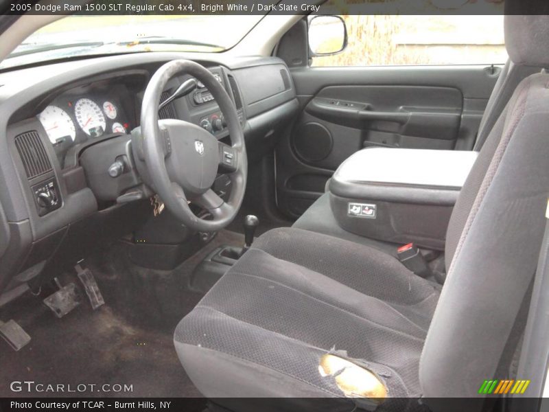 Bright White / Dark Slate Gray 2005 Dodge Ram 1500 SLT Regular Cab 4x4