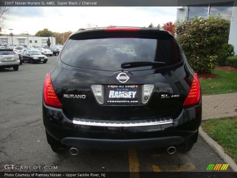 Super Black / Charcoal 2007 Nissan Murano SL AWD