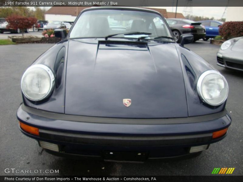  1986 911 Carrera Coupe Midnight Blue Metallic