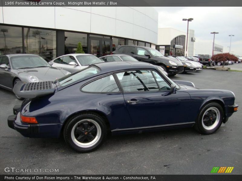  1986 911 Carrera Coupe Midnight Blue Metallic