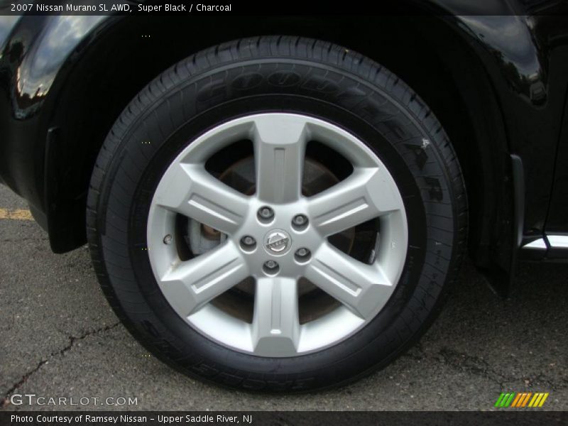 Super Black / Charcoal 2007 Nissan Murano SL AWD