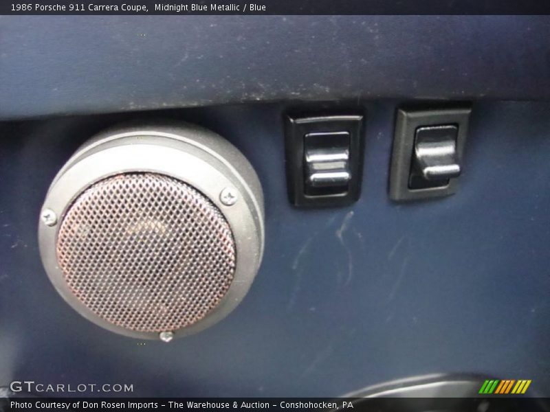 Controls of 1986 911 Carrera Coupe