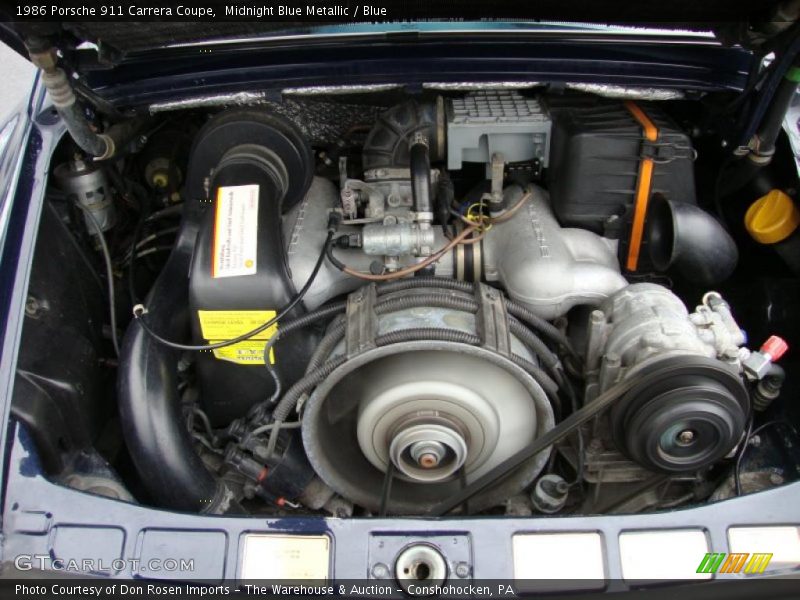  1986 911 Carrera Coupe Engine - 3.2L OHC 12V Flat 6 Cylinder