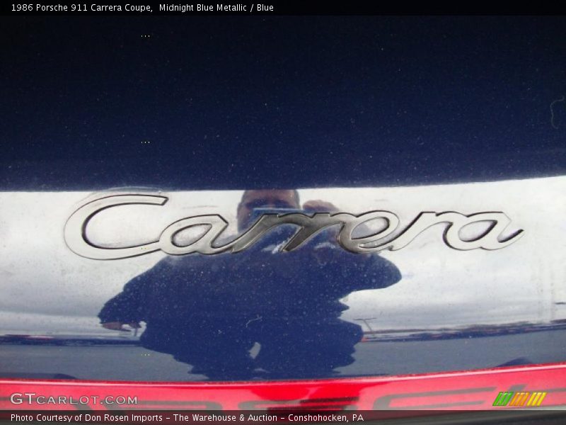  1986 911 Carrera Coupe Logo