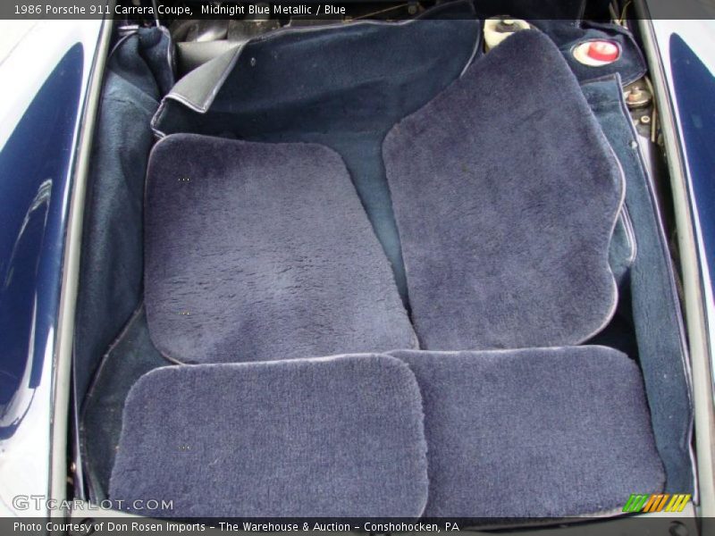  1986 911 Carrera Coupe Trunk