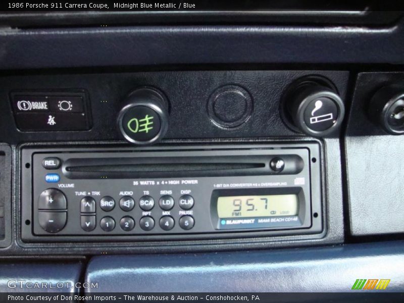 Controls of 1986 911 Carrera Coupe