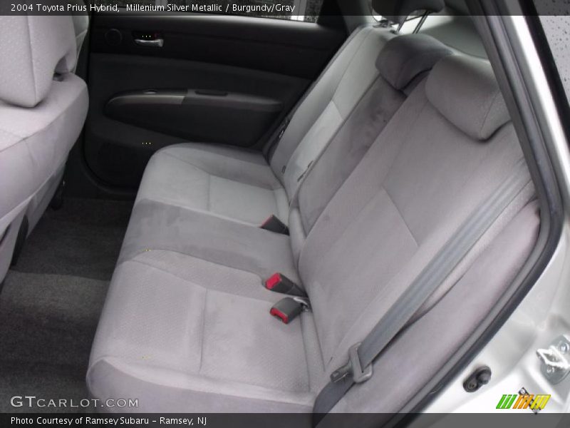 Millenium Silver Metallic / Burgundy/Gray 2004 Toyota Prius Hybrid