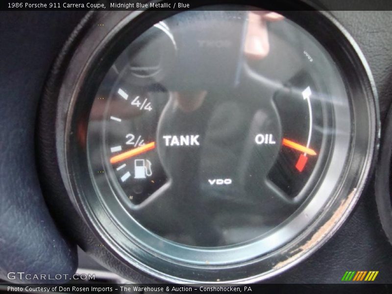  1986 911 Carrera Coupe Carrera Coupe Gauges