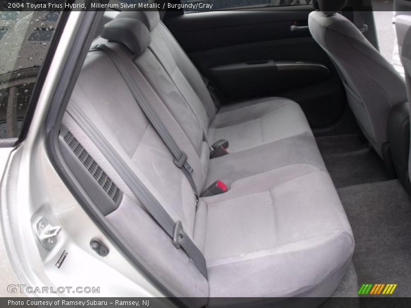 Millenium Silver Metallic / Burgundy/Gray 2004 Toyota Prius Hybrid