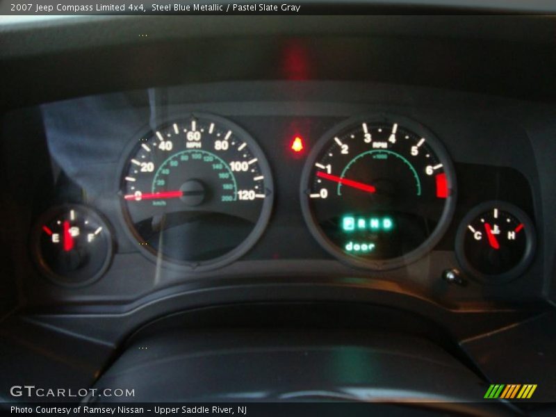 Steel Blue Metallic / Pastel Slate Gray 2007 Jeep Compass Limited 4x4