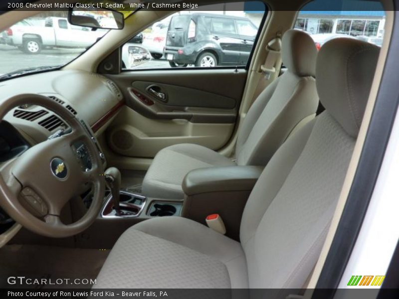 White / Cashmere Beige 2008 Chevrolet Malibu Classic LT Sedan