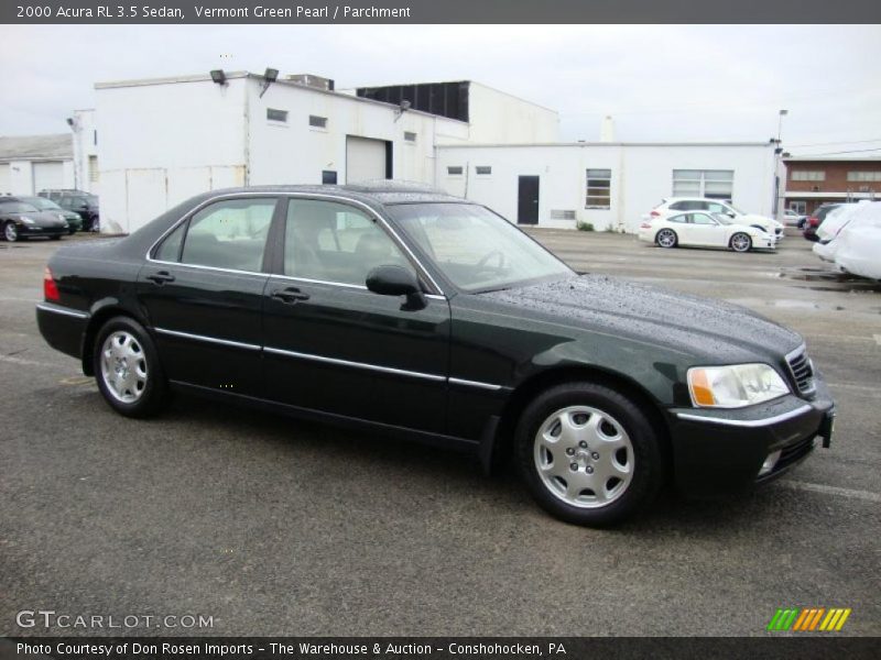 Vermont Green Pearl / Parchment 2000 Acura RL 3.5 Sedan