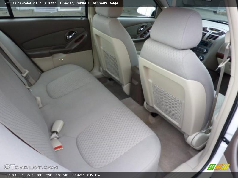 White / Cashmere Beige 2008 Chevrolet Malibu Classic LT Sedan
