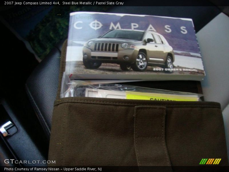 Steel Blue Metallic / Pastel Slate Gray 2007 Jeep Compass Limited 4x4