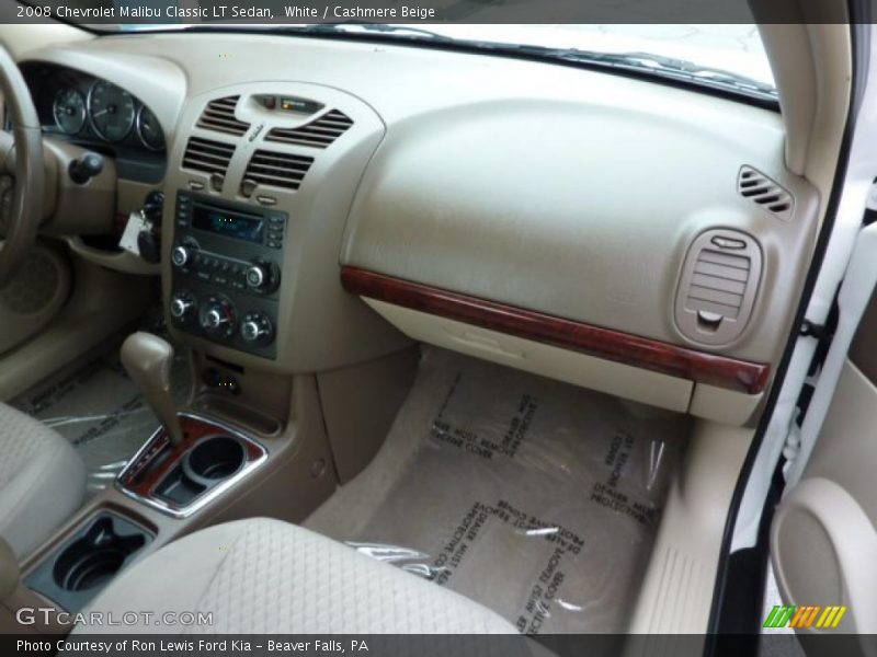 White / Cashmere Beige 2008 Chevrolet Malibu Classic LT Sedan