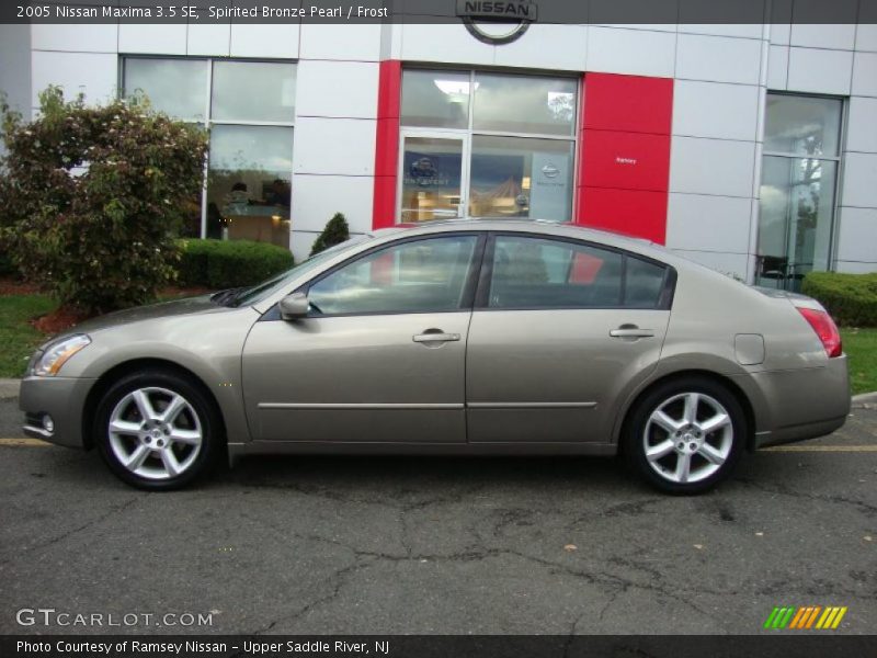 Spirited Bronze Pearl / Frost 2005 Nissan Maxima 3.5 SE
