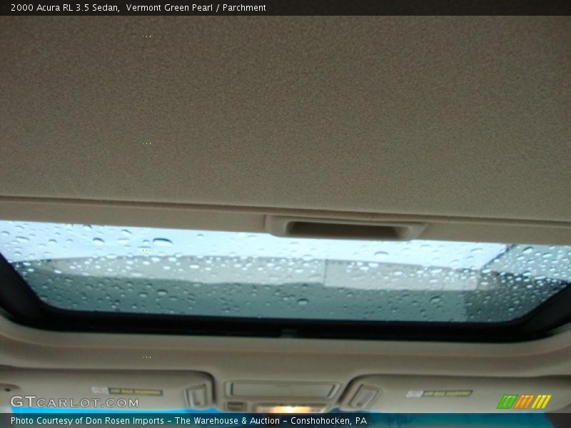 Sunroof of 2000 RL 3.5 Sedan