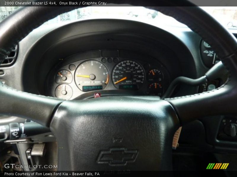Onyx Black / Graphite Gray 2000 Chevrolet Blazer LS 4x4