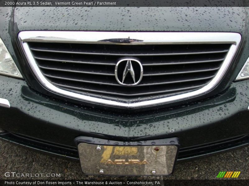 Vermont Green Pearl / Parchment 2000 Acura RL 3.5 Sedan