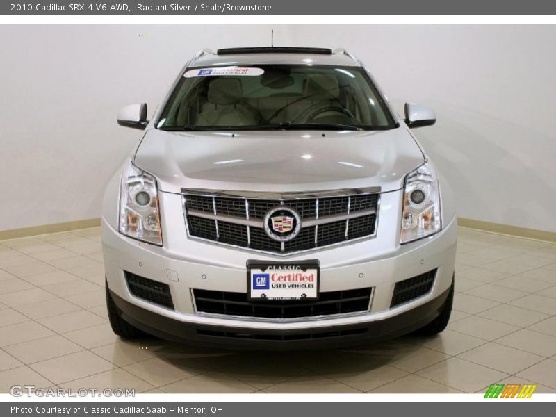 Radiant Silver / Shale/Brownstone 2010 Cadillac SRX 4 V6 AWD