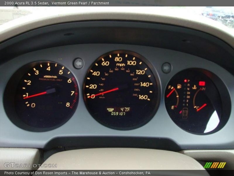  2000 RL 3.5 Sedan 3.5 Sedan Gauges