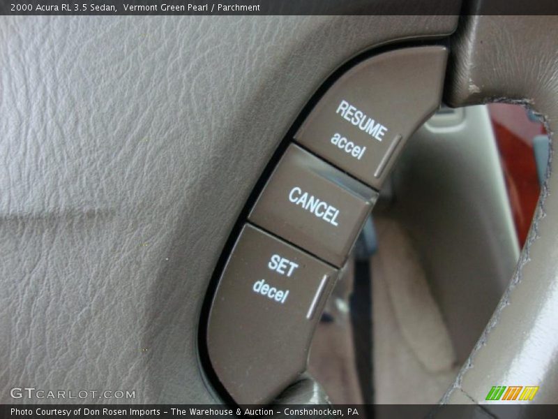 Controls of 2000 RL 3.5 Sedan