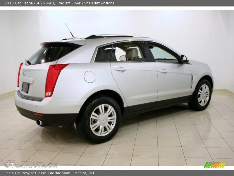 Radiant Silver / Shale/Brownstone 2010 Cadillac SRX 4 V6 AWD