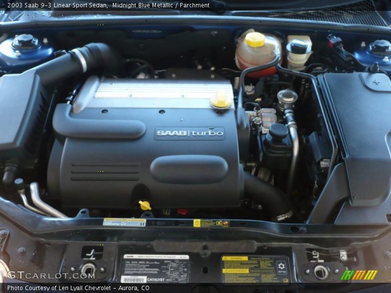  2003 9-3 Linear Sport Sedan Engine - 2.0 Liter Turbocharged DOHC 16-Valve 4 Cylinder