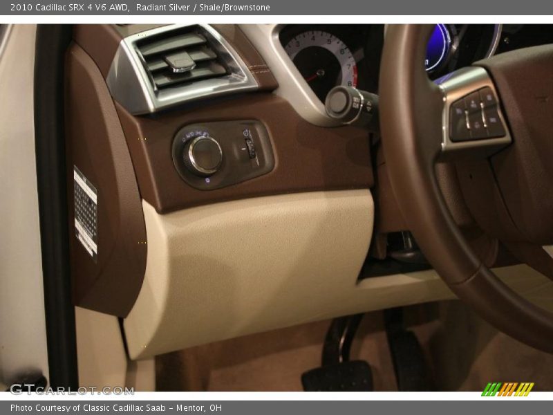 Radiant Silver / Shale/Brownstone 2010 Cadillac SRX 4 V6 AWD