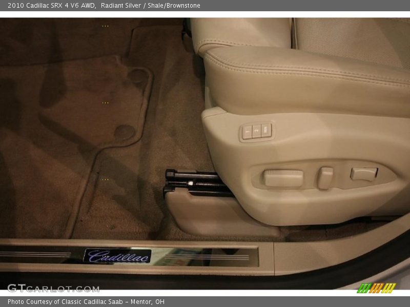 Radiant Silver / Shale/Brownstone 2010 Cadillac SRX 4 V6 AWD