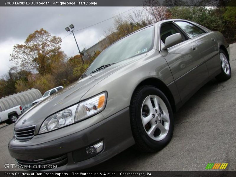 Antique Sage Pearl / Sage 2000 Lexus ES 300 Sedan