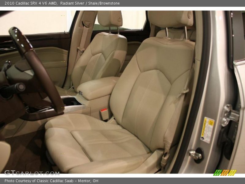 Radiant Silver / Shale/Brownstone 2010 Cadillac SRX 4 V6 AWD