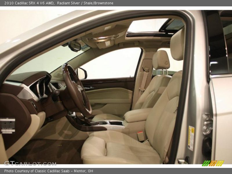 Radiant Silver / Shale/Brownstone 2010 Cadillac SRX 4 V6 AWD