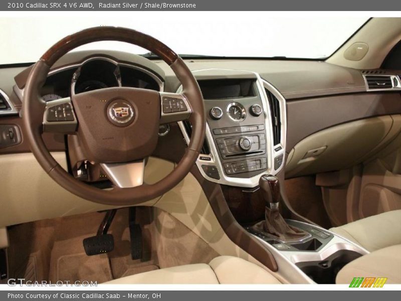 Radiant Silver / Shale/Brownstone 2010 Cadillac SRX 4 V6 AWD