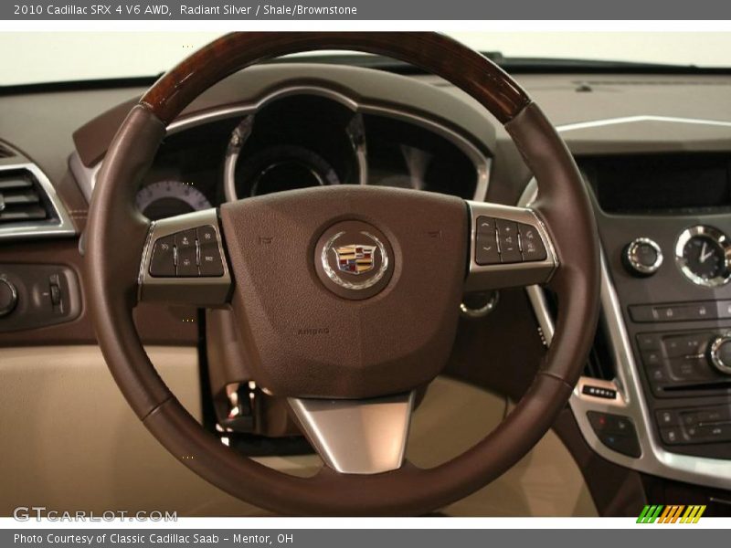 Radiant Silver / Shale/Brownstone 2010 Cadillac SRX 4 V6 AWD