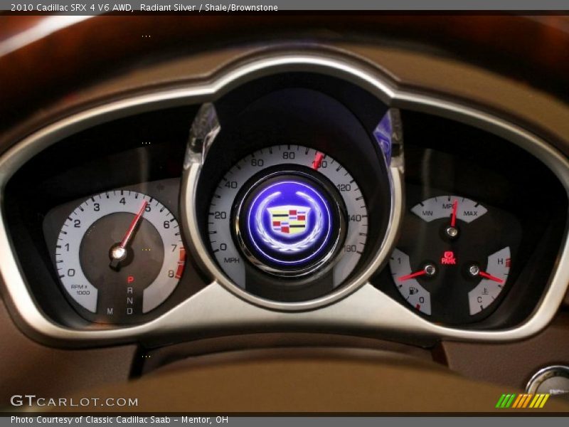 Radiant Silver / Shale/Brownstone 2010 Cadillac SRX 4 V6 AWD