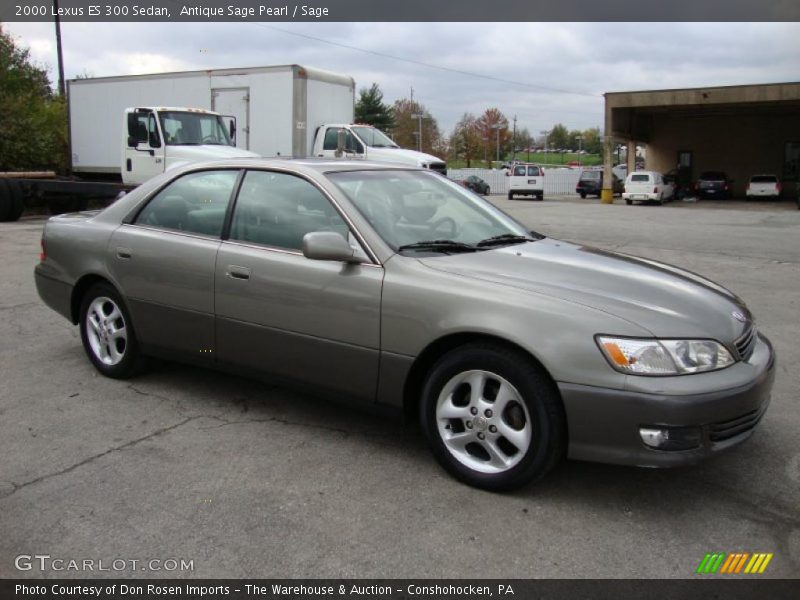 Antique Sage Pearl / Sage 2000 Lexus ES 300 Sedan