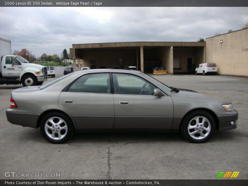 Antique Sage Pearl / Sage 2000 Lexus ES 300 Sedan