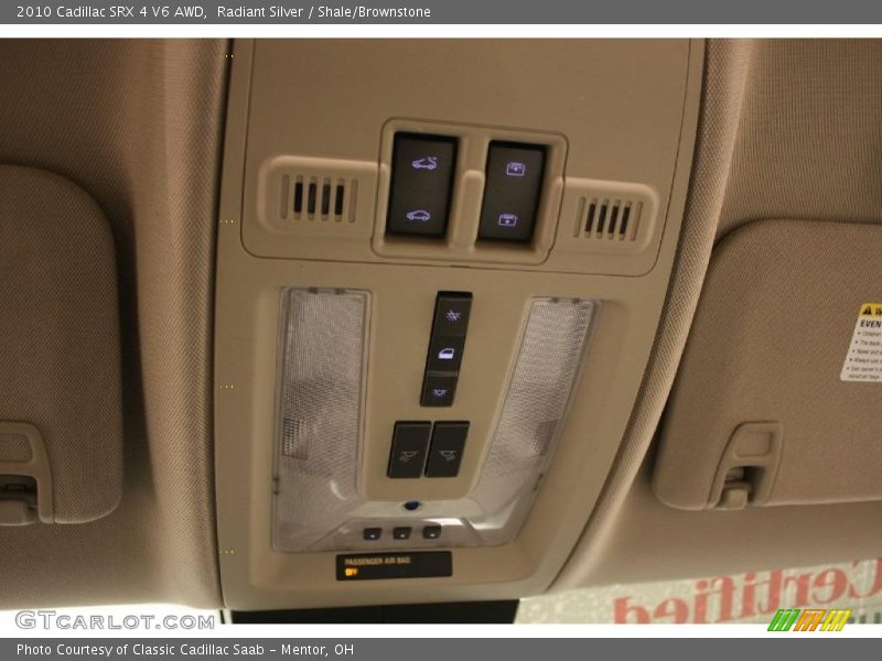 Radiant Silver / Shale/Brownstone 2010 Cadillac SRX 4 V6 AWD