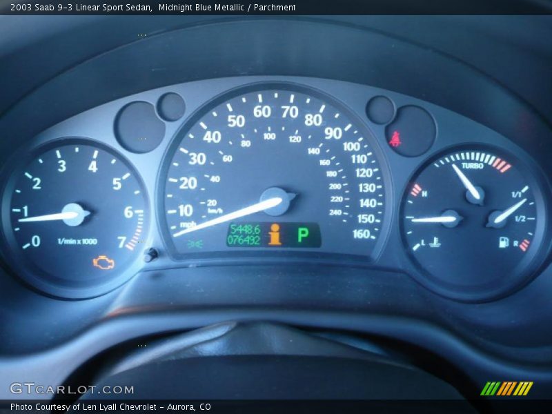  2003 9-3 Linear Sport Sedan Linear Sport Sedan Gauges