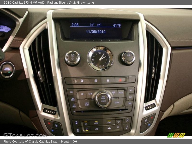 Radiant Silver / Shale/Brownstone 2010 Cadillac SRX 4 V6 AWD