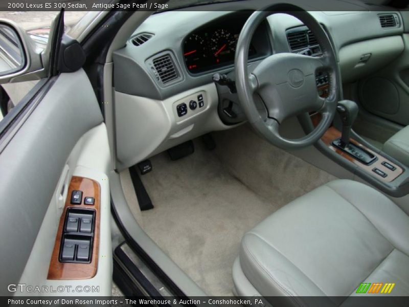 Antique Sage Pearl / Sage 2000 Lexus ES 300 Sedan
