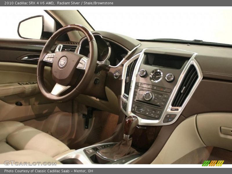 Radiant Silver / Shale/Brownstone 2010 Cadillac SRX 4 V6 AWD