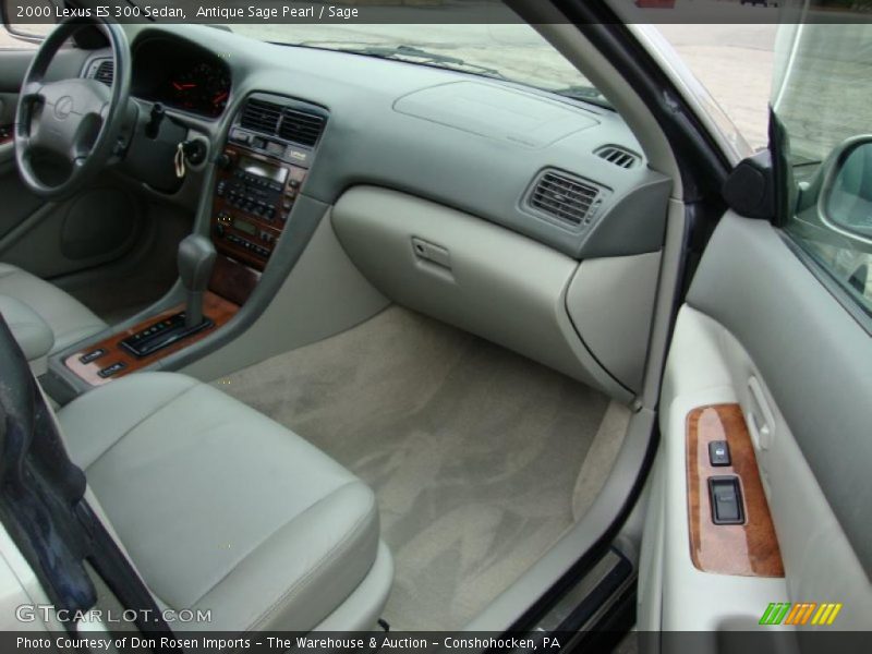 Antique Sage Pearl / Sage 2000 Lexus ES 300 Sedan