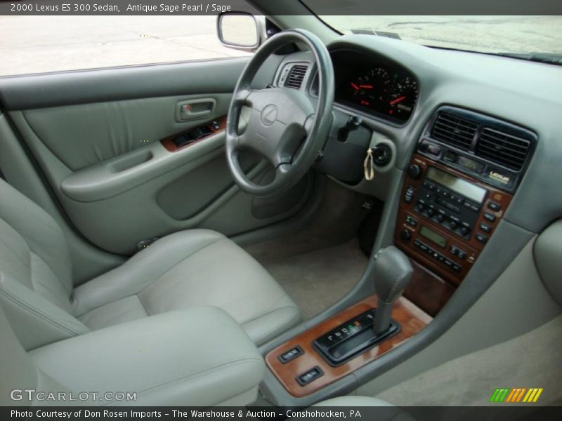 Antique Sage Pearl / Sage 2000 Lexus ES 300 Sedan