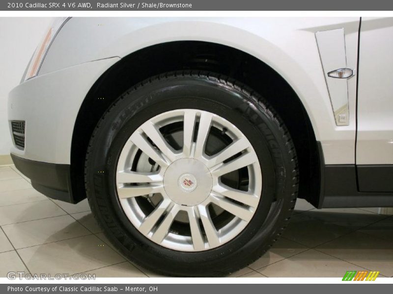 Radiant Silver / Shale/Brownstone 2010 Cadillac SRX 4 V6 AWD
